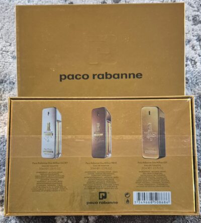 Paco Rabanne 1 Million/Lucky/Prive Set (3x30ml) — Men